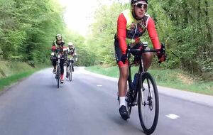 Premier groupe lors de la rando d'Ergué Gaberic