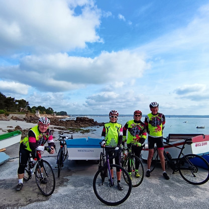 Sortie vélo du 1er Mai 2026 - Petit effectif en ce 1er Mai car une partie des cyclistes étaient privés de leur monture en vue de leur voyage en Espagne...
